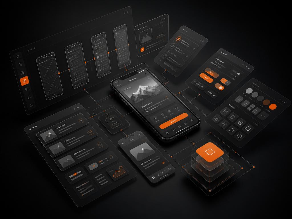 Ilustração do serviço UX/UI & Product Design oferecido pela FTCreate